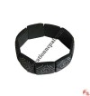 Ying-yang carved bone bracelet