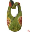 Tie-dye stone wash shyama cotton lama bag
