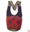 Layer cutting patch-work Shyama cotton lama bag