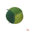 Three color round purse