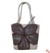 Big-flower felt bag