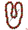 Tiny glass beads decorated balls necklace 1