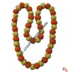 Tiny glass beads decorated balls necklace 2