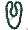 Tiny glass beads decorated balls necklace 3