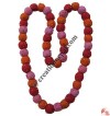 Tiny glass beads decorated balls necklace 5