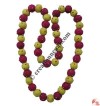 Tiny glass beads decorated balls necklace 7