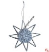 Christmas hanging white star