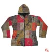 Hand emb khaddar patch-work jacket