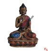 Painted Buddha resin Statue1
