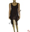 Thin cotton lace-top dress