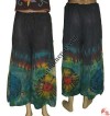 Cotton tie-dye baggy short trouser