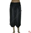 Sides open cotton 3-quarter trouser