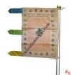 Shining Tara vertical prayer flag