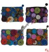Assorted color felt purse1
