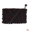Swirl design cutting beads hand purse