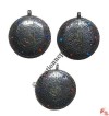 Two sided filigree mantra pendant