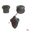 Assorted design brass finger ring