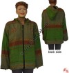 Stripes jari cotton hooded jacket
