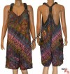 Rayon tie-dye overall dress