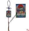 Green Tara large amulet