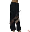 Cotton Afgani design zipper touser