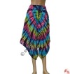 Cotton tie dye tube skirt