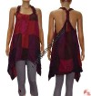 Cotton patch-work overdye dress