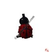 Lady bug design small felt brooch