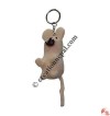 Polar bear design felt key ring