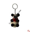 Panda design felt key ring