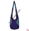 Sun and Peace prints and embroidered lama bag