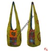 Colorful patch-work Chakra cotton bag