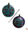 Decorated round pendent