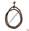 Decorated amber 10mm mala