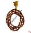 Natural color wood 7-8 mm 108 beads mala