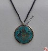 Dorje design round pendant