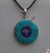 Buddha Eye round pendant