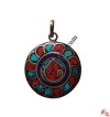 Colorful round pendnat