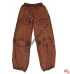 Piping design cotton stonewash trouser