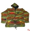 Woolen tie-dye jacket