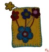 Felt flower purse