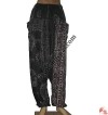 Printed cotton trouser