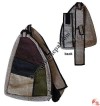 Single strap hemp patch-work bag