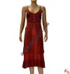 Cotton 2 layer halter dress