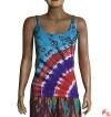 Rib tie-dye hand paint tank top2