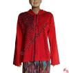 Rib razor-cut hoodie 2