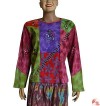 Rib prints patch-work top