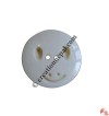 Smily carved bone button (packet of 10)