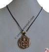 Carved bone Ganesh pendant