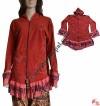 Hand emb. Frills rib jacket